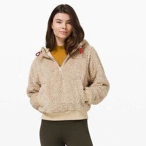 Lululemon Oh So Sherpa Half Zip Size 8 Trench